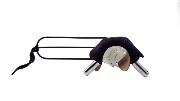 Комплект луз с выкатом RU-06-П, скоба - хром (лен, черная кожа, комбинированная) плетенка