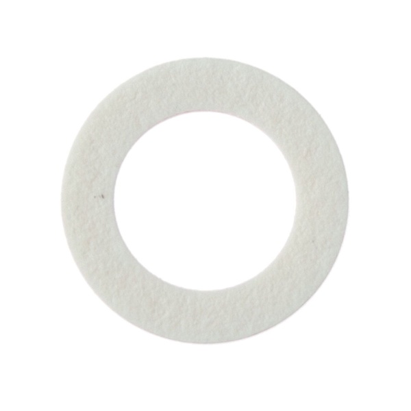Кольцо пластиковое для шафта упаковка 25 шт. (белое, 1.6мм, н/д 25мм, в/д 16мм)