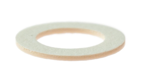 Кольцо пластиковое для шафта упаковка 25 шт. (белое, 1.6мм, н/д 25мм, в/д 16мм)