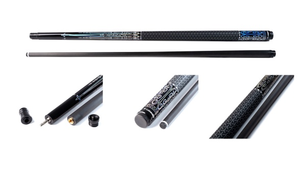 Кий пул 2-pc "Winner Carbon - 003" (черно-синий)