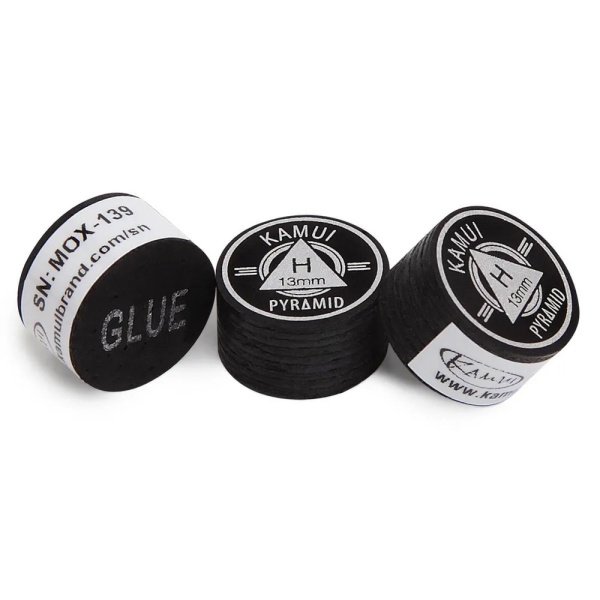 Наклейка для кия  Kamui Black Pyramid 13 мм Hard