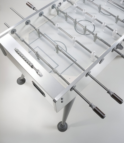 Штанга сквозная на 2 игрока c футболистами синего цвета для футбола "Garlando", диаметр 15,8 мм