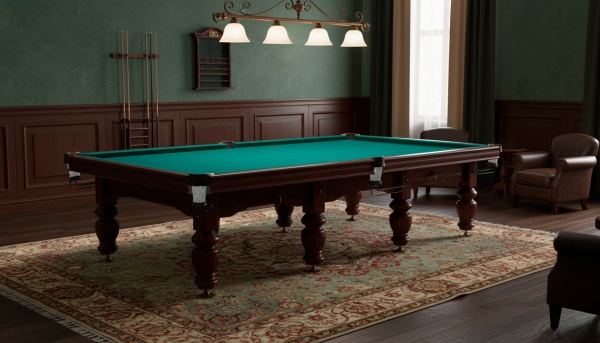 Бильярдный стол для русской пирамиды "Онега" (12 футов, сланец 45мм)