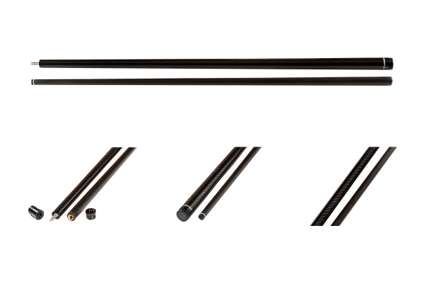 Кий / пирамида 2-pc "Winner Carbon 010" (черная)